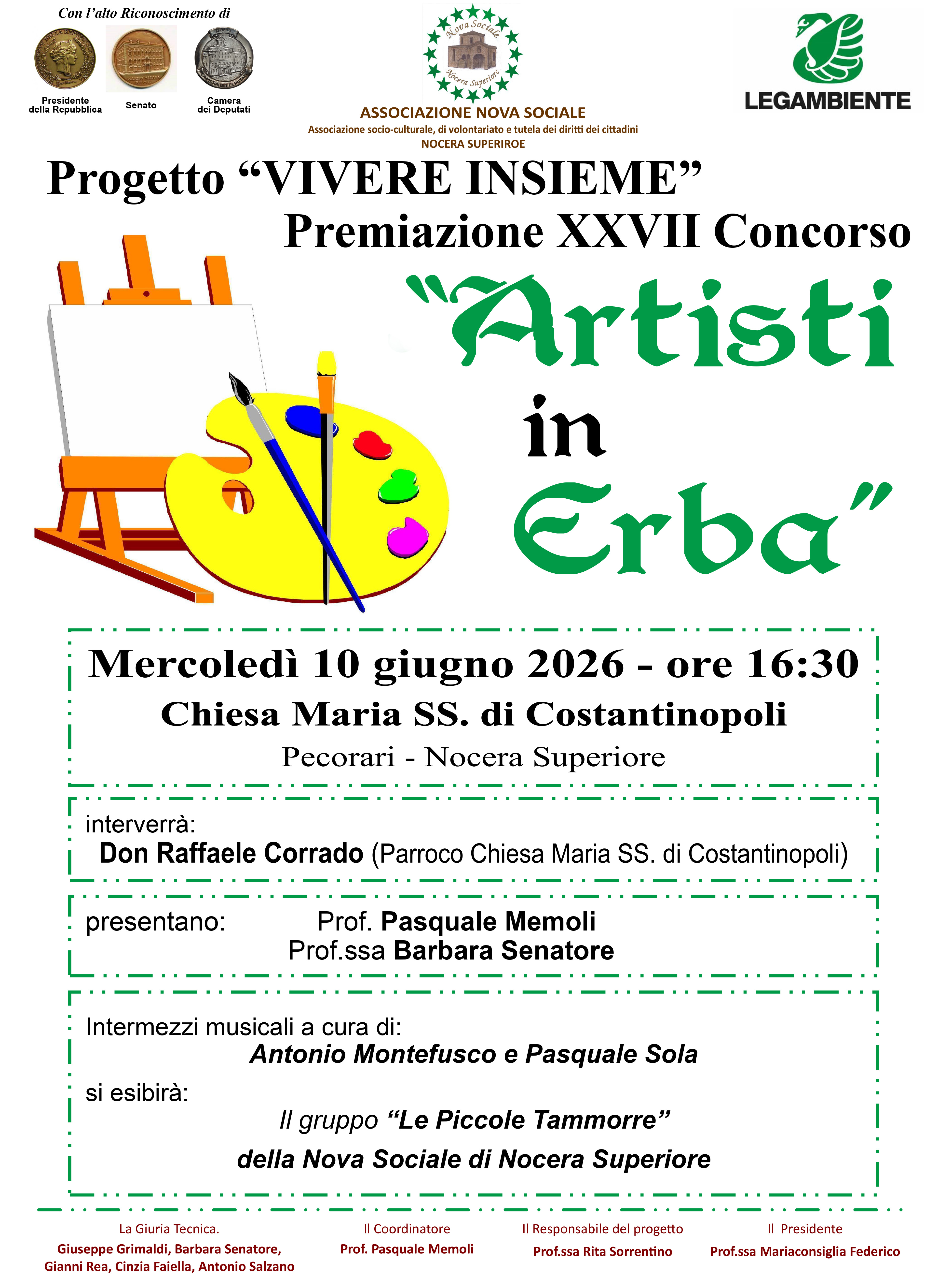 Locandina Artisti in Erba 2026